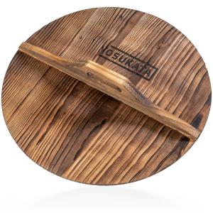 Yosukata Couvercle en bois pour wok de 36 cm