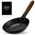 Small Yosukata 20cm Poêle en Acier au Carbone Noir